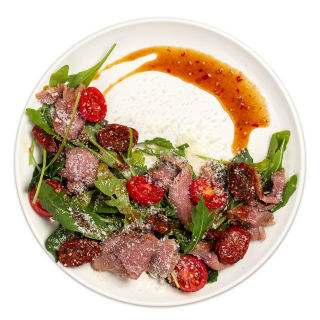 Салат с ростбифом 