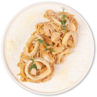 Паста с Приморским гребешком