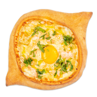 Хачапури с креветкой 