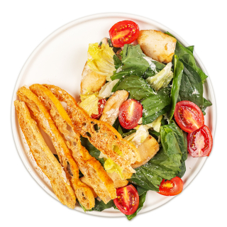 Салат Цезарь с курицей