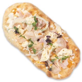 Пицца с морепродуктами