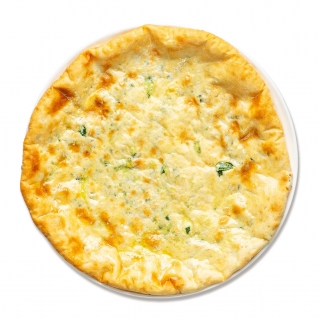 Хачапури с сыром и зеленью